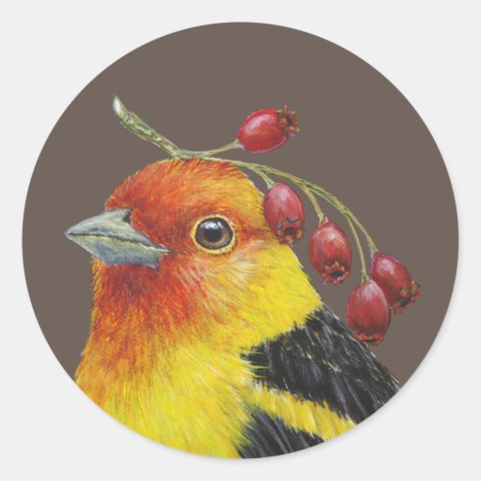 Westerne tanager stickers (Voorkant)