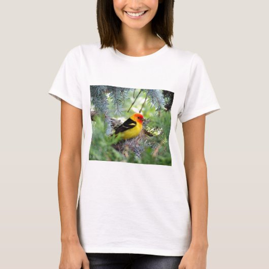 Westerne Tanager T-shirt (Voorkant)