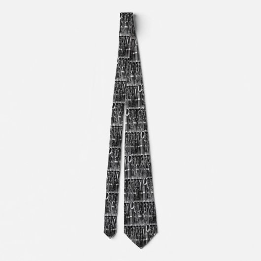 Westerne tapekamerbridles Rope Print Necktie Stropdas (Achterkant)