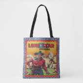  Westerne Texas Lone Star Cowboy Print Bag Draagtas (Voorkant)