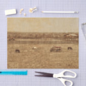 Westerne textuur van paardenschaal tissuepapier (Craft)