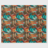 Westerne Thanksgiving Cadeaupapier (Vlak)