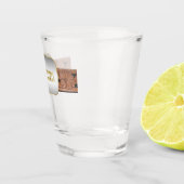 Westerne trouwriem en bruidegomriem gesp shot glas (Rechts)