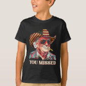 Westerne Trump Cowboy Je hebt American Flag Cowb g T-shirt (Voorkant)