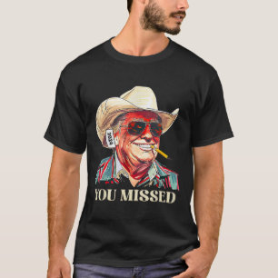 westerne Trump Cowboy Je hebt de Amerikaanse vlag  T-shirt