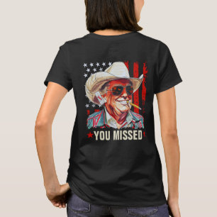 Westerne Trump Cowboy Je hebt Trump 2024-vrouwen g T-shirt