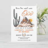 Westerne tweeling hoe het westen was een 1e verjaa kaart (Staand voorkant)