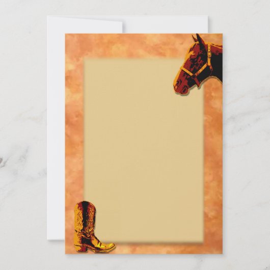 Westerne uitnodiging (Voorkant)