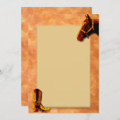 Westerne uitnodiging (Voorkant / Achterkant)