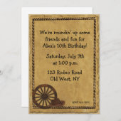 Westerne uitnodiging (Voorkant / Achterkant)