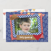 Westerne uitnodiging tot het indienen van bekende (Voorkant / Achterkant)