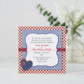 Westerne uitnodiging tot het uitzenden van een har (Staand voorkant)