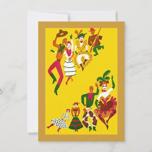 Westerne uitnodiging van de Wild West Party over t (Voorkant)