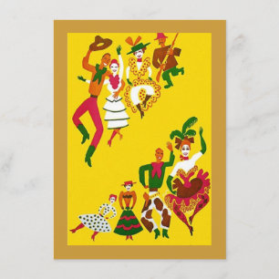 Westerne uitnodiging van de Wild West Party over t