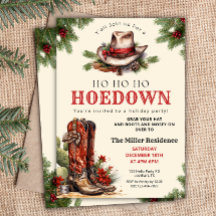 Westerne Vakantie Hoedown, Kerst Country Cowboy