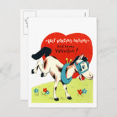 Westerne Valentijn (2) Feestdagenkaart (Voorkant / Achterkant)