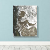 Westerne Verenigde Staten Canvas Afdruk (Insitu (Houten vloer))