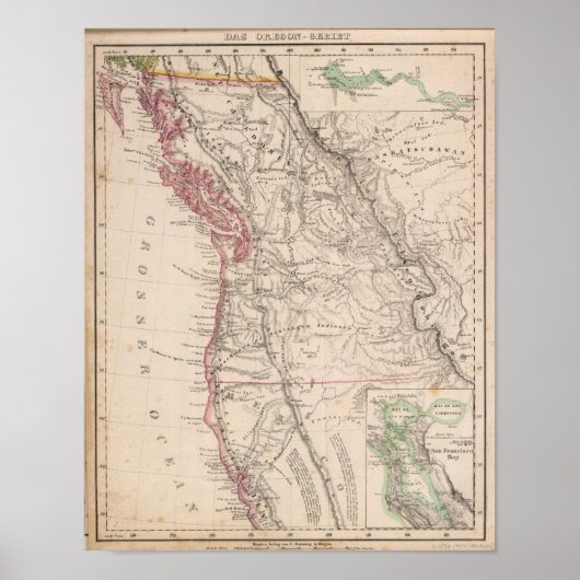 Westerne Verenigde Staten Poster (Voorkant)