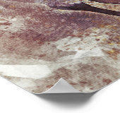 Westerne Waterverf van wilde paarden Poster (Hoek)