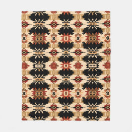 Westerne werpdeken – Gezellige Southwest Charm Fleece Deken