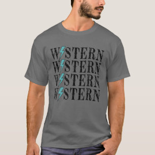 Westerne Westerne Westerne Westerne aanmaak Bolt C T-shirt