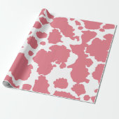 Westerne wijziging koe Patroon in kleur Cadeaupapier (Uitgerold)