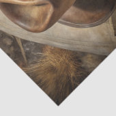 Westerne Wild West Cowboy pet sheriff benodigdhede Tissuepapier (Detail)