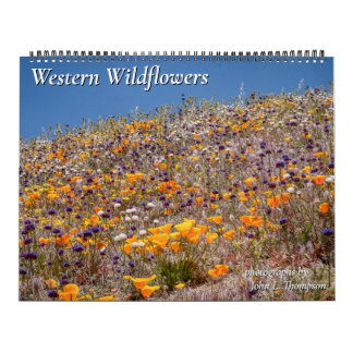Westerne wilde bloemen, kalender 2023