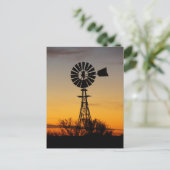 Westerne windmolen briefkaart (Staand voorkant)