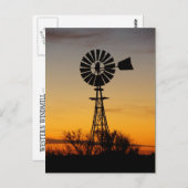 Westerne windmolen briefkaart (Voorkant / Achterkant)