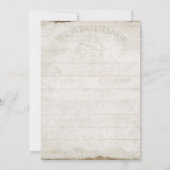 Westerne woestijn Boho Bohemian Deer Antler Skull Kaart (Achterkant)