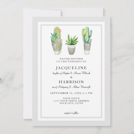 Westerne woestijn van de moderne Waterverf van het Kaart (Voorkant)