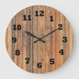 Westerne Woodenwand Grote Klok