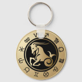 Westerne Zodiac - Capricorn Sleutelhanger (Voorkant)