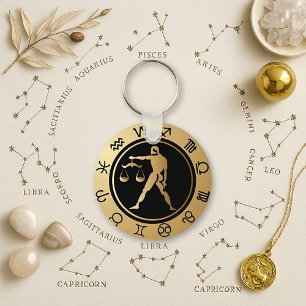 Westerne Zodiac - Weegschaal Sleutelhanger