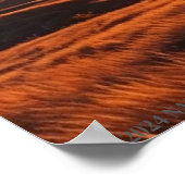 Westerne zonsondergang (24 x 36) poster (Hoek)