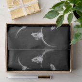 Westerne zwarte en witte roestkoel tissuepapier (Geschenk)