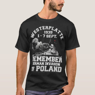 Westerplatte 1939 trots van Polen T-shirt