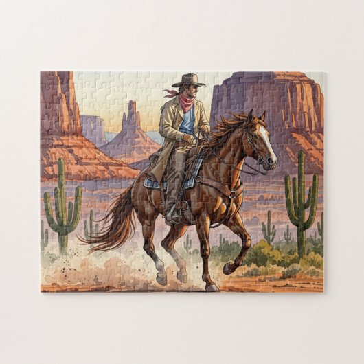 Westers Paard Legpuzzel (Horizontaal)