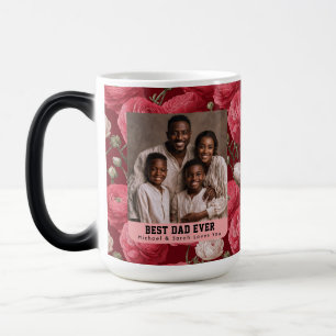 Westers Ranunculus Boeket Papa Verjaardag Custom Magische Mok