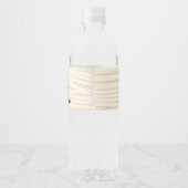 Westers thema Eten en Drinken Label Set Waterfles Etiket (Achterkant)