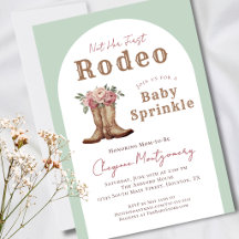 Westerse Baby Shower Niet Haar Eerste Rodeo Sprink
