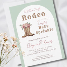 Westerse Baby Shower Niet onze eerste Rodeo Strooi