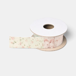 Westerse boerderij mint roze bloemige quilt patron lint