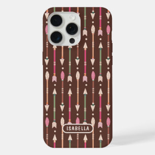 Westerse Boho Pijlen Woestijn Cowgirl Persoonlijk iPhone 15 Pro Max Hoesje