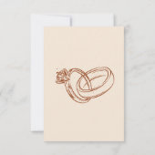 Westerse Bruidsbingokaart Kaart (Achterkant)