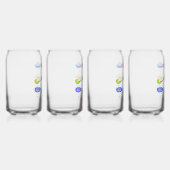 Westerse Bruiloftsfeest Favor Drinkware Set Blikvorm Glas (Rechts)