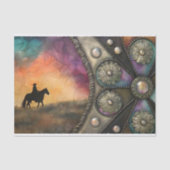Westerse Conchos Decoupage Tissuepapier (Voorkant)