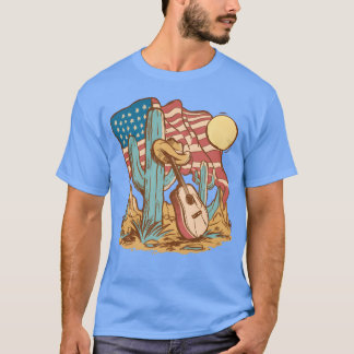 Westerse countrymuziek vrienden t-shirt