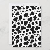 Westerse Cowboy Eerste Rodeo Verjaardagsuitnodigin Kaart (Achterkant)